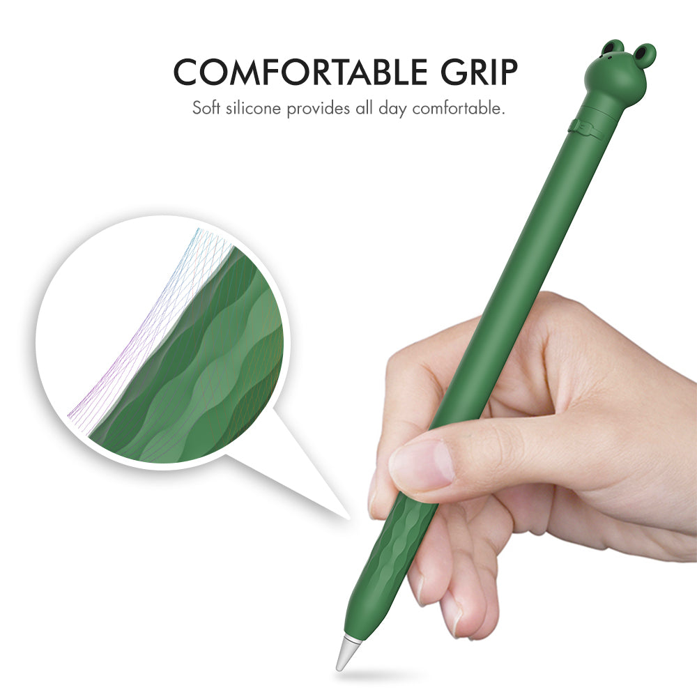 AHASTYLE PT129-1 For Apple Pencil 1st Generation Cartoon Animal Stylus Pen Cover Soft Silicone Protective Sleeve AHASTYLE PT129-1 For Apple Pencil 1st Generation Cartoon Animal Stylus Pen Cover Soft Silicone Protective Sleeve